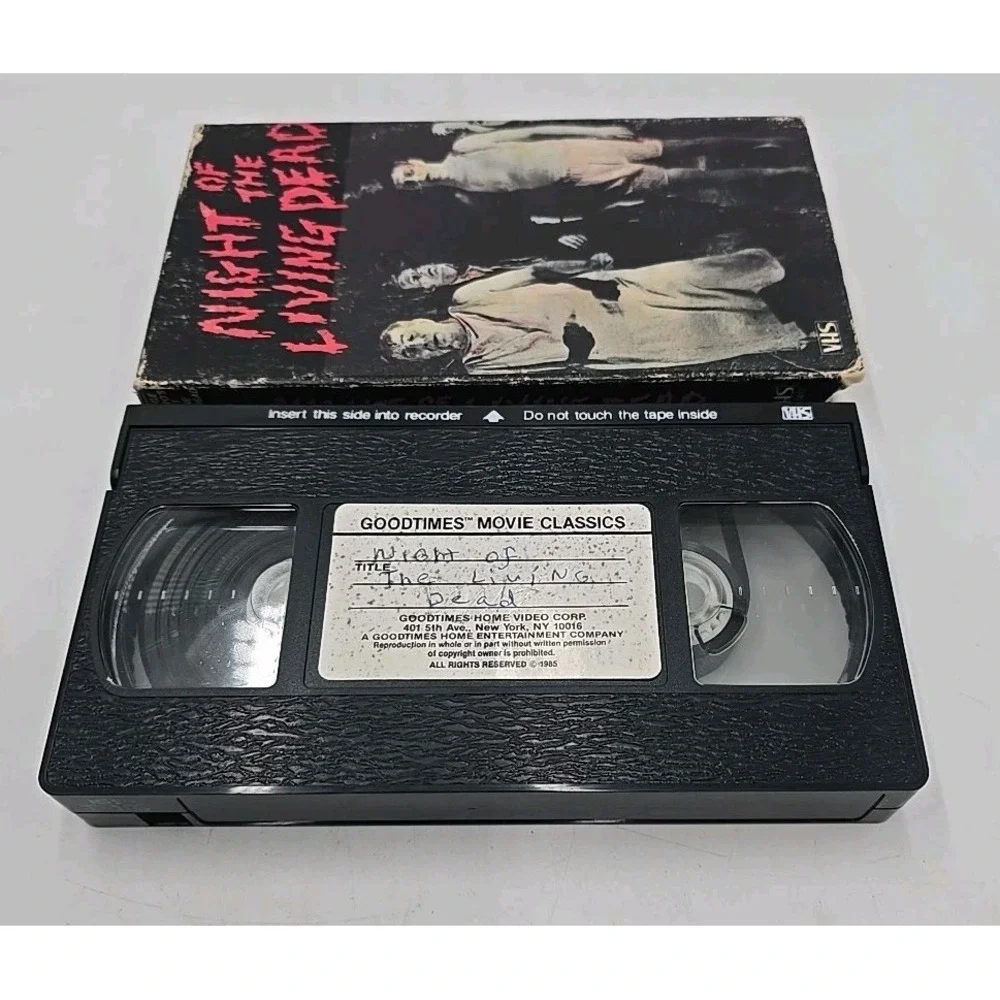 Night of the Living‎ Dead (VHS, 1968) Rare 1984 Video Release Horror